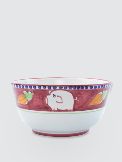 Vietri Campagna Deep Serving Bowl In Red