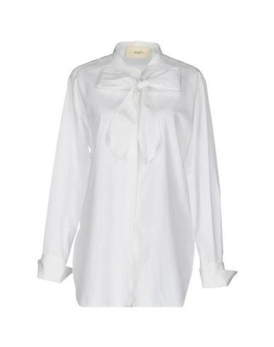 Ports 1961 Shirts & Blouses With Bow In White