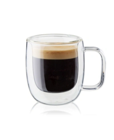 J.a. Henckels Zwilling  Sorrento Plus Espresso Glass Mug In Clear