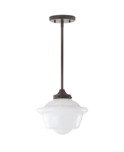 Jonathan Y Kurtz 7.2" Adjustable Drop Led Pendant In Oil Rubbed Bronze