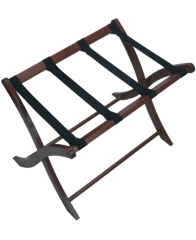 Winsome Scarlett Luggage Rack In Walnut