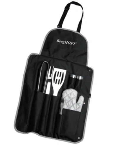 Berghoff Cubo 9-pc. Stainless Steel Bbq Set With Wrap In Neutral