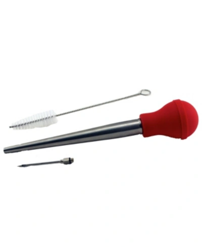 Berghoff Studio Collection Baster & Injector Set In Silver