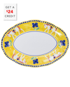 Vietri Campagna Oval Platter In Yellow