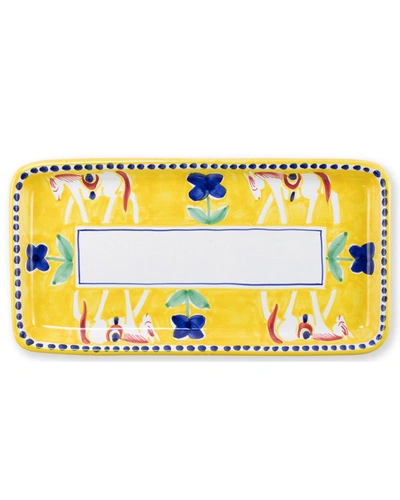 Vietri Campagna Rectangular Platter In Yellow