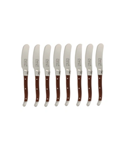 French Home Laguiole Spreaders Set/8 In Wood Grain