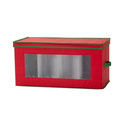 Household Essentials Collectibles & Figurine Holiday Vision Storage Box Chest In Red