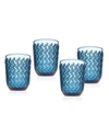 Godinger Alba Blue Set Of 4 Dofs
