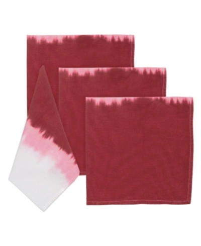Igh Global Corporation Dip Dye Turkish Cotton Napkin In Red