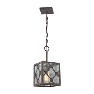 Elk Lighting Radley 1 Light Pendant In Malted Rust