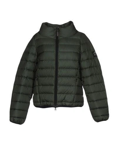 Ecoalf Down Jackets In Military Green
