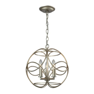 Elk Lighting Chandette 3 Lig In Silver