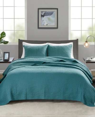 Madison Park Keaton Quilted 2-pc. Quilt Set, Twin/twin Xl In Teal