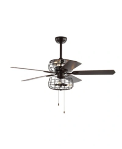 Safavieh Erving Ceiling Light Fan In Brown