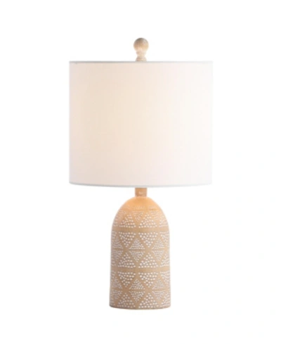 Safavieh Nava Table Lamp In Sand