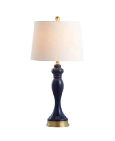 Safavieh Cayson Table Lamp In Navy