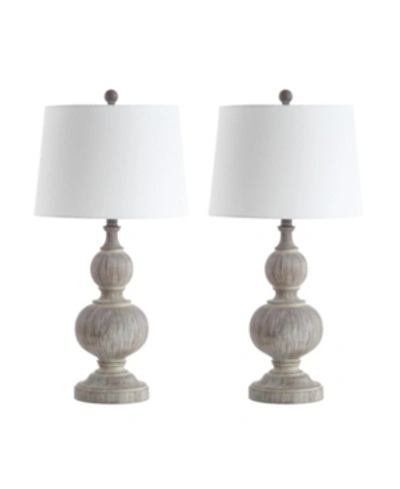 Safavieh Ephraim Set Of 2 Table Lamp In Brown