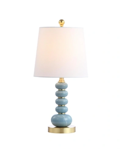 Safavieh Trace Table Lamp In Blue