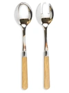 Vietri Albero Oak 2-piece Salad Server Set In Brown