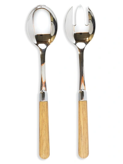Vietri Albero Oak 2-piece Salad Server Set
