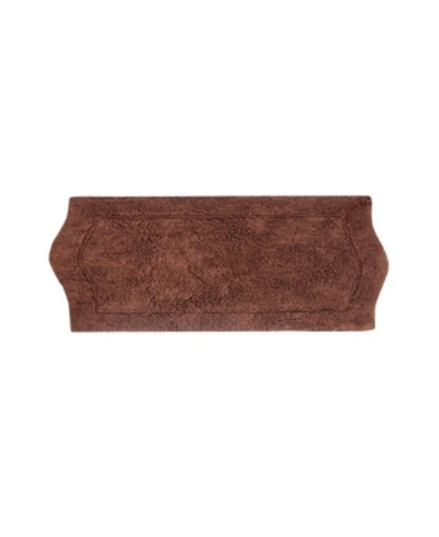 Home Weavers Waterford Bath Rug, 22" X 60" In Chocolate