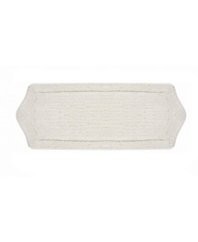 Home Weavers Waterford Bath Rug, 22" X 60" In White