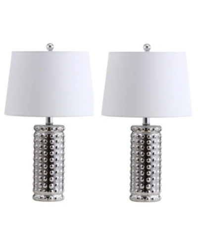Safavieh Harlee Set Of 2 Table Lamp In Silver