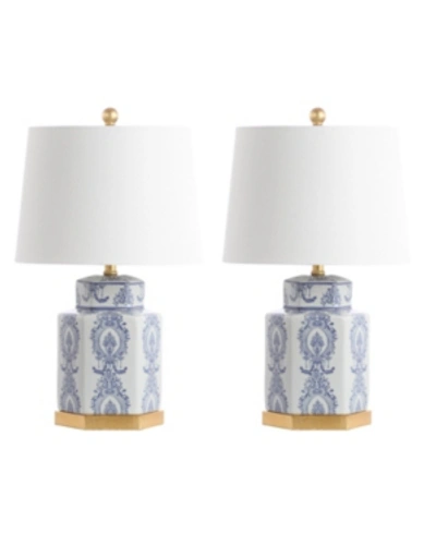 Safavieh Bodin Set Of 2 Table Lamp In Blue