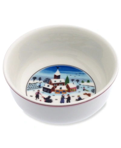 Villeroy & Boch Design Naif Christmas Cereal Bowl In White