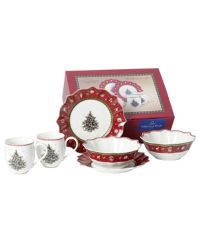 Villeroy & Boch Toys Delight 6 Piece Red Breakfast Set In Multi