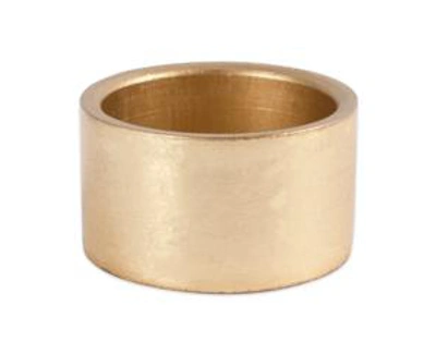 Design Imports Round Painted Acrylic Napkin Ring, Set Of 6 In Gold