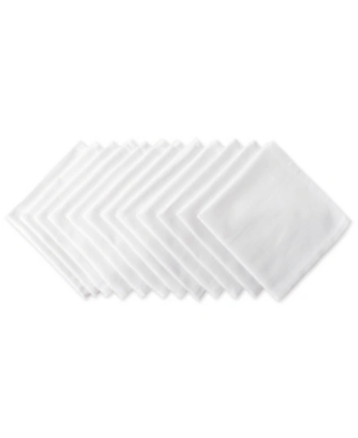 Design Imports Buffet Napkin, Set Of 12 In White