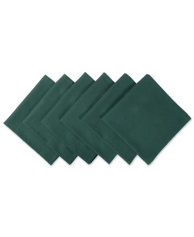 Design Imports Napkin, Set Of 6 In Green