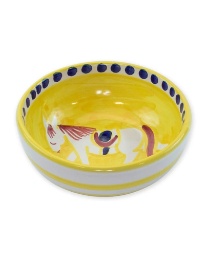Vietri Campagna Olive Oil Bowl In Yellow