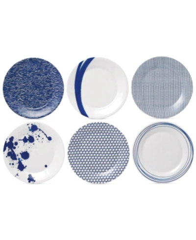 Royal Doulton Pacific Accent Plates, Set Of 6