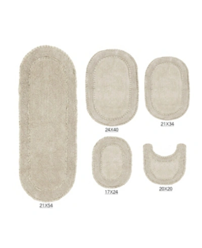 Home Weavers Double Ruffle 5-pc. Bath Rug Set In Natural