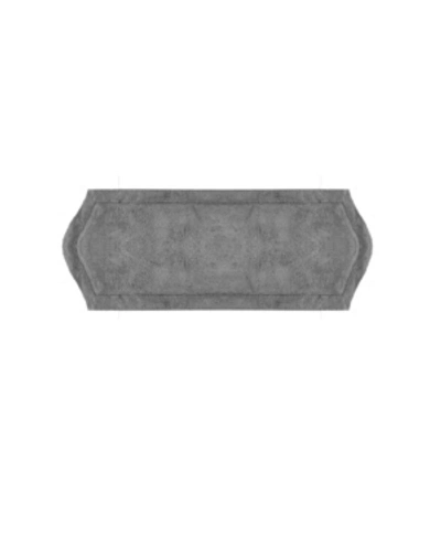 Home Weavers Waterford Bath Rug, 22" X 60" In Grey