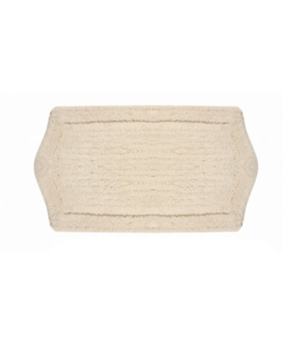 Home Weavers Waterford 21" X 34" Bath Rug Bedding In Natural