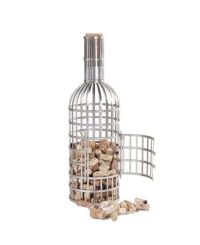 Oenophilia Metal Cork Collector Of Stopper In Silver