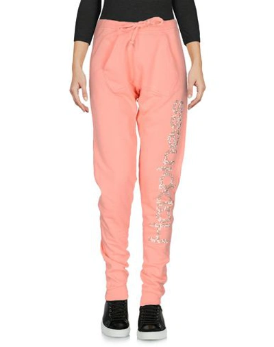 Happiness Casual Pants In Salmon Pink