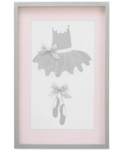 Nojo Ballerina Bows Framed Art Bedding In Pink