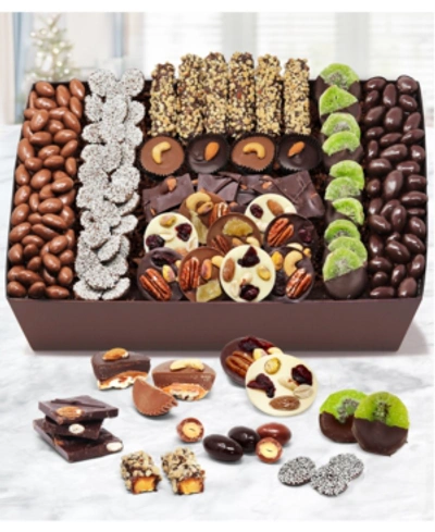Chocolate Covered Company Premium Belgian Chocolate Covered Caramel Nut And Fruit Tray