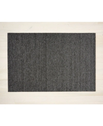 Chilewich Heathered Shag Doormat 18" X 28" In Grey
