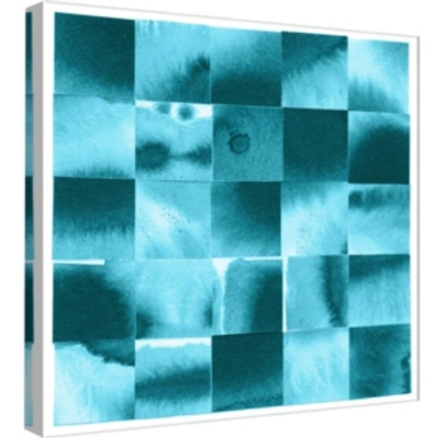 Ptm Images , Blue Squares 2 Decorative Canvas Wall Art In Multicolor