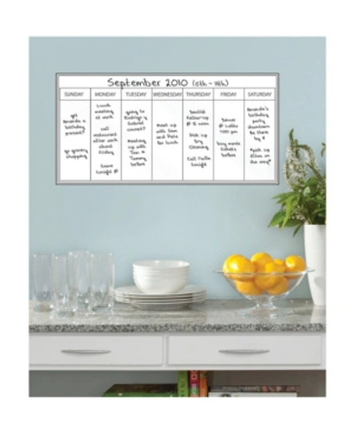 Brewster Home Fashions Whiteboard Weekly Calendar Decal Set Of 2