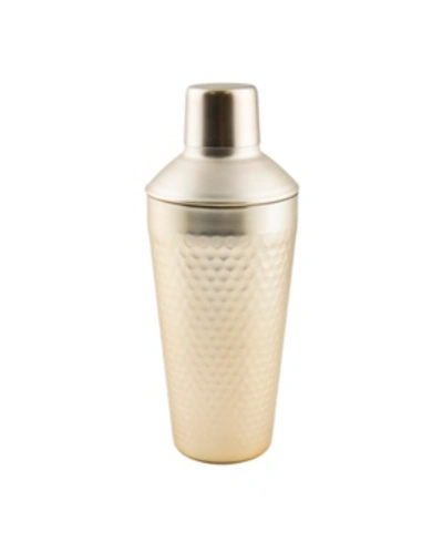 Thirstystone By Cambridge Champagne Gold Faceted Cocktail Shaker