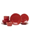 Vietri Lastra 16-pc. Dinnerware Set, Service For 4 In Light Grey