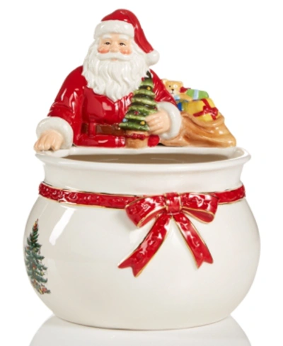 Spode Figural Santa Bowl In Multi