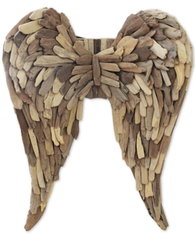 3r Studio Driftwood Angel Wings In Brown