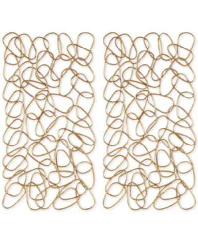 Uttermost In The Loop 2-pc. Gold-finish Wall Art Set